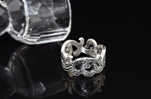 Anillos de plata de ley 925 con forma de hoja Virtual, joyería india, fabricante de joyas de plata fresca - Product Image 2
