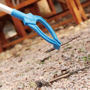 Recogedor de basura de plástico y aluminio, herramientas de jardinería de varios tamaños, color azul, recogedor de basura - Product Image 6