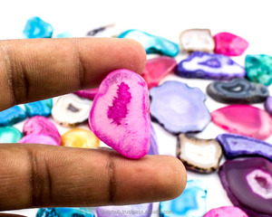 Cabujón de cuarzo Solar de arcoíris Natural de alta calidad, piedras preciosas sueltas, lote de tamaño gratis para la fabricación de joyas curativas al por mayor - Product Image 2