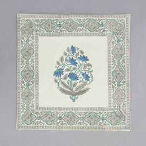 Funda de cojín cuadrada de lino y algodón con estampado Floral, 40X40CM - Product Image 3