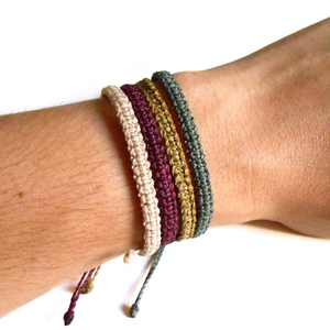 Macrame <b>Bracelet</b> Men, <b>Adjustable</b> <b>Bracelet</b>, Bff Gift, Thin <b>Bracelet</b> Knotted - Product Image 1