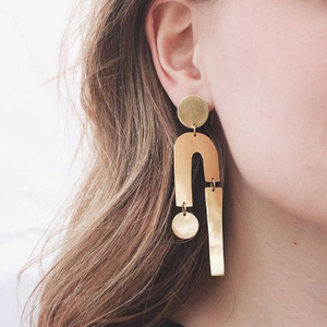 โรงงานพรรคสาวงบแฟชั่นผู้หญิงเครื่องประดับต่างหูกระดุม - Product Image 2