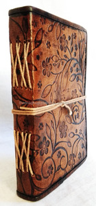 Journal vintage en cuir véritable de taille B5 fait à la main personnalisé Journal unique pour l'écriture et les cadeaux de bureau imprimés pour des souvenirs - Product Image 4