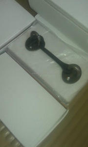 Pestillo de puerta con gancho de cabina de hierro fundido, Perno de puerta corredera, cerradura de gancho de ojo, tornillos de pestillo, herrajes para accesorios de puerta y ventana - Product Image 3