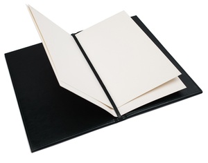 Suministros de restaurante de fabricación industrial profesional Cubierta de menú Soporte de menú de cuero elegante - Product Image 2