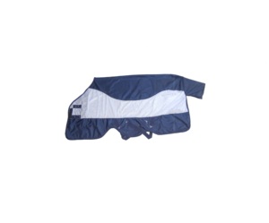 Alfombra de caballo de invierno Borgoña, nailon equino impermeable con forro de algodón y forro polar, cubierta de cuello y hoja de malla - Product Image 1