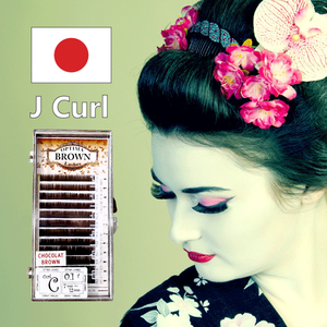 ขนตาสีน้ำตาลคุณภาพญี่ปุ่น J - Product Image 3
