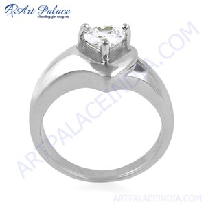 Impresif 925 perak murni padat cincin bentuk hati zirkonia kubik hadiah pernikahan trendi wanita gadis menampilkan mutiara berlian - Product Image 3
