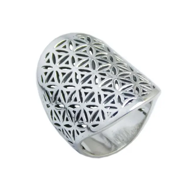 Anel de prata esterlina 925 pura, prata lisa 925, joia de anel de prata 925, feito à mão, joia de prata