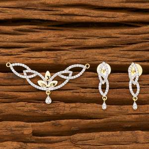 Diamant américain ethnique Mangalsutra 55747 - Product Image 1