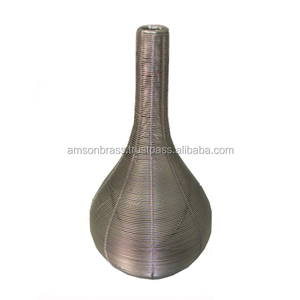 <b>Set</b> of 3 Aluminium Modern Design Eco-friendly Wedding Decorative Flower <b>Vase</b> with Sided Handle - Product Image 6