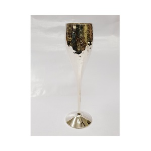 Marteau de gobelet en verre à vin en acier inoxydable de conception moderne antique gobelet plaqué argent en forme d'oeuf personnalisé - Product Image 1
