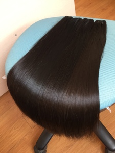 100ที่ยังไม่ได้ดิบผม Remy บริสุทธิ์ธรรมชาติสีดำมนุษย์ผมส่วนขยายการทอผ้าธรรมชาติผมผู้ขาย - Product Image 4