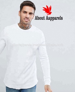 Camiseta de manga larga con dobladillo curvo para hombre, barata, venta al por mayor, fábrica China - Product Image 3