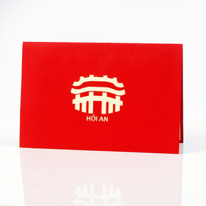 บริษัทผลิตการ์ดอวยพร 3 มิติ แบบป๊อปอัพ ลายสะพานในเมืองฮอยอัน ผลิตในเวียดนาม รับออกแบบตามสั่ง ODM OEM - Product Image 4