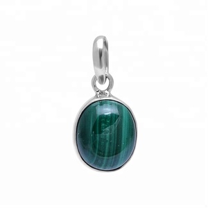 925 Sterling Silver Gemstone Agate Gemstone Ovale Charme Pendentif Bijoux À La Mode Lunette Réglage Pendentif À La Mode Pour Les Femmes. - Product Image 1