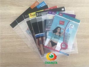 Bolsa de embalaje de plástico transparente Bolsa ZipLock para ropa interior - Product Image 2