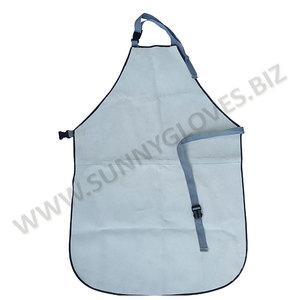 Tabliers de soudage en cuir de vache, couleurs jaunes, protecteurs - Product Image 5