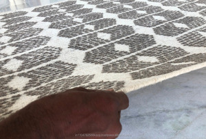 พรมขนสัตว์ทอมือสำหรับสำนักงานห้องรับประทานอาหารเด็กหรือลานทำด้วยมือสไตล์อินเดียที่ทันสมัยสำหรับตกแต่งบ้าน - Product Image 2