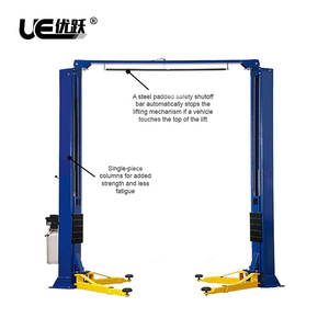 UE-QJY245DA 4 Ton silinder hidrolik auto 2 post <span class=keywords><strong>lift</strong></span> mobil berdiri bebas angkat mobil untuk harga diskon UE-2PG4.5T - Product Image 2