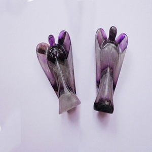 Amethyst <b>Angel</b> Healing Hand Made <b>Angel</b> Natural Gemstone Pocket <b>Angel</b> Meditation And Healing Reiki <b>Crystal</b> - Product Image 1