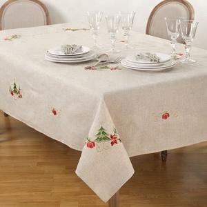 Commercio all'ingrosso Di <span class=keywords><strong>Natale</strong></span> di <span class=keywords><strong>cotone</strong></span> <span class=keywords><strong>tovaglia</strong></span> per il nuovo anno - Product Image 1