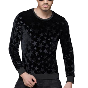 Sudadera con Capucha Informal para Hombre Black Galaxy Winter, Forro de Felpa 100% Algodón - Product Image 1