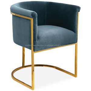 เก้าอี้ทานอาหารโครงโลหะพร้อมเบาะรองนั่ง - Product Image 1