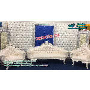 Hermosa boda de cuero con mechones, decoración de escenario, paneles de escenario con mechones de cuero, decoración de escenario de boda, decoración de boda, EE. UU. - Product Image 1
