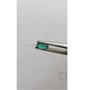 Accesorio de joyería de Esmeralda zambiana Natural de grado AAA, piedra preciosa verde de corte ovalado, 7,0x4,6mm, 0,76 quilates con certificado IGI - Product Image 2