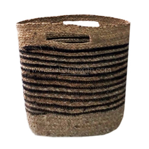 Bolsas trenzadas de yute hechas a mano para mujer, bolsas personalizadas de playa de cáñamo, venta al por mayor - Product Image 5