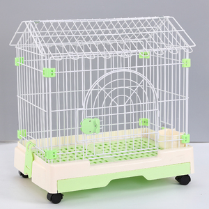 Tiroir en PP pour chien, structure métallique en aluminium, pratique à nettoyer, Durable, Cage pour animaux de compagnie, avec roulettes, - Product Image 4