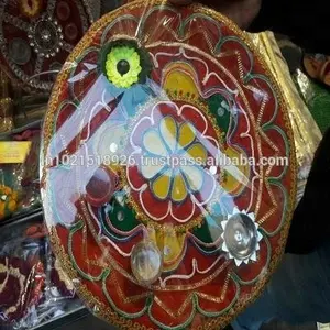 印度装饰aarti thali婚礼thali