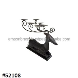 Candelabro de reno de decoración navideña - Product Image 6