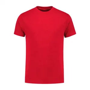 Custom Mens 100% cotton Color Half Black And Half Red Pro Club Two Tone T Shirt