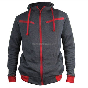 Venta al por mayor personalizada 100% algodón Premium 3D Full Zip Up Puff Print Hoodie para hombres térmica - Product Image 5