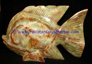 Estatua de Peces de Ónix Pulido, Tallada a Mano, Multicolor Verde, Escultura de Piedra Natural, Decoración, Regalo, Hermosa Figura de Peces Verdes - Product Image 5