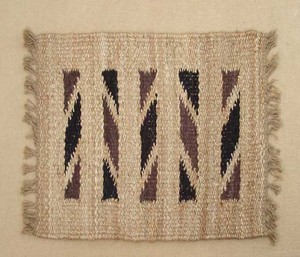 Tapis en cuir véritable indien fait à la main, tissé, antidérapant, design kilim - Product Image 1