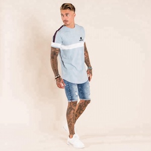 Camiseta Casual de Manga Corta para Hombre de Poliéster/Algodón Personalizada al por Mayor de Hawk Eye Co., Verificada por PayPal - Product Image 1