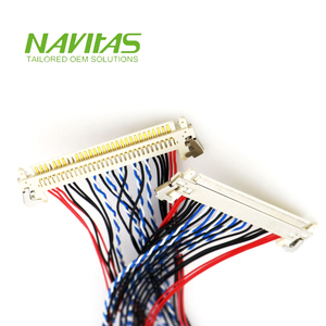 Arnés de cables de soldadura de estaño de cable LVDS de 1mm de 30 pines JAE personalizado - Product Image 5