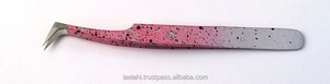 Lot de 4 pinces à épiler professionnelles 2026 à pointe droite et courbée pour extensions de cils, vente chaude pour la soudure de bijoux - Product Image 4