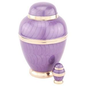 Magnifique dôme rose métallique commémoratif, laiton/aluminium, cendres de funérailles humaines pour adultes, urnes de crémation, Style américain/européen - Product Image 3