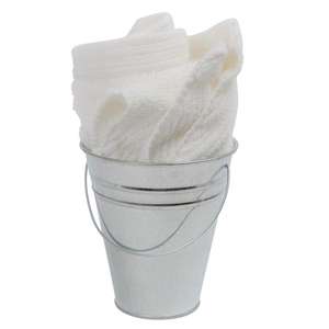 Cubo de metal galvanizado personalizado para el hogar, oficina, cocina, cestas de almacenamiento, cesta de regalo elegante, estilo Cubo Rubik - Product Image 1