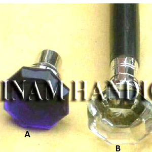 Nuevo bastón de madera de diseñador 2022 con resina/mango acrílico/bastones de madera con mango de resina - Product Image 2