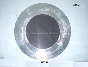 Espejo Decorativo de Pared con Marco de Aluminio Fundido, Acabado Martillado, para Decoración del Hogar, Precio al por Mayor - Product Image 2