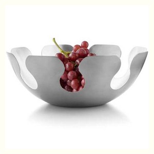 Offre Spéciale de table bol de service de fruits et de salade en acier inoxydable décoratifs bol de service de restauration bol de fruits en métal - Product Image 4