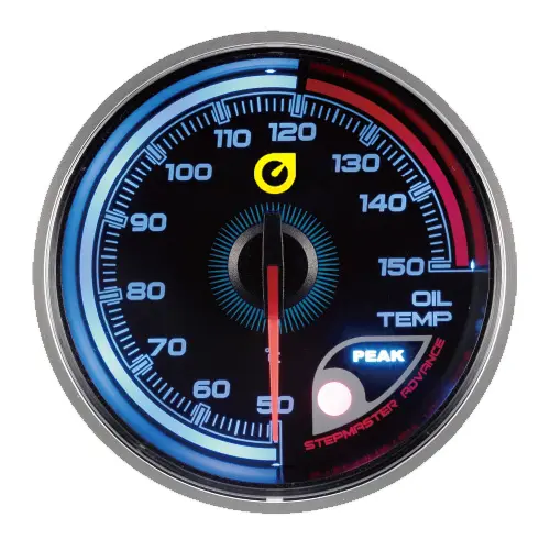 256 LED color display gauge oil temperature meter