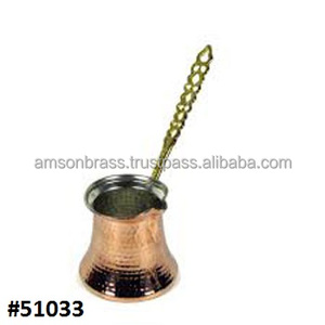 Cafetera con diseño de grabado de cobre y Metal, acabado de placa de níquel - Product Image 3