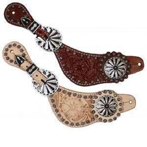 Correa de cuero para montar a caballo ecuestre con logotipo personalizado para uso en deportes al aire libre - Product Image 1