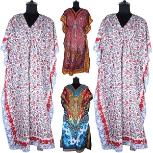 Musulmane moderne Nouvelle Conception Contraste Couleur Longue Caftan En Gros De Mode - Product Image 2